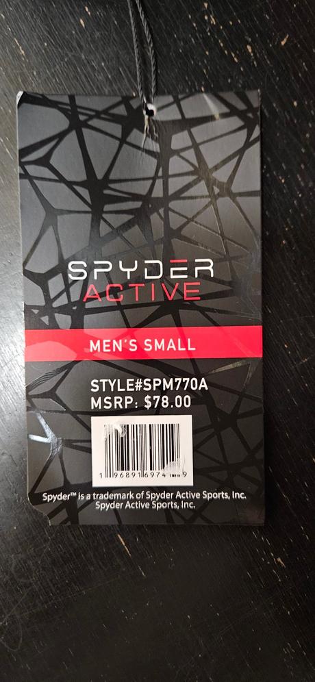Spyder pánske termo nohavice veľkosť s, s