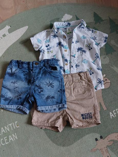 Mickey súprava kratase a košeľa, disney,80