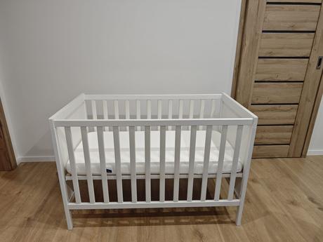 Ikea detská postieľka sundvik, šírka (cm): 60,dĺžka (cm): 120