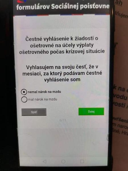 Pandemická OČR - vypisovanie tlačiva