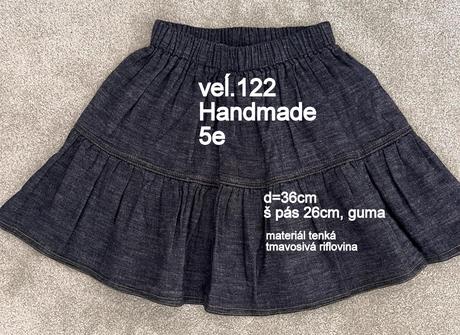 Sukňa veĺ.122, handmade, 122