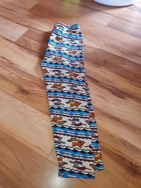 Teplé hrubé legíny 104/116, 104