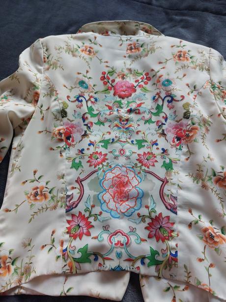 Krásne letné sako zara kvetovane s-m, zara,s