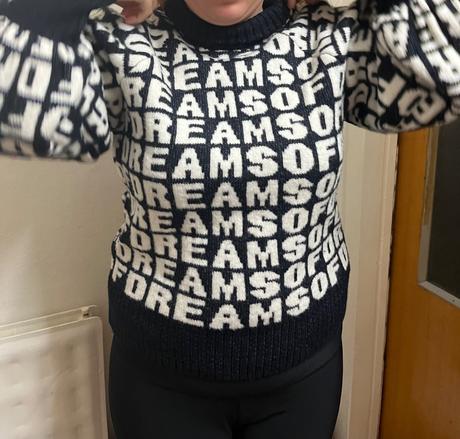 Teplý sveter značky h&m, h&m,xs