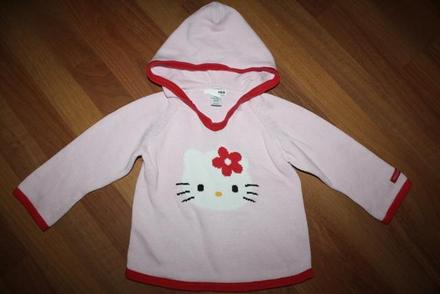 Hello kitty svetrík, h&m,104