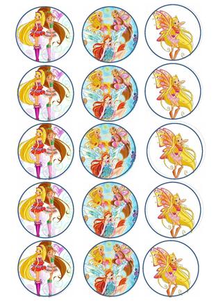 Jedle obrazky na muffiny , 