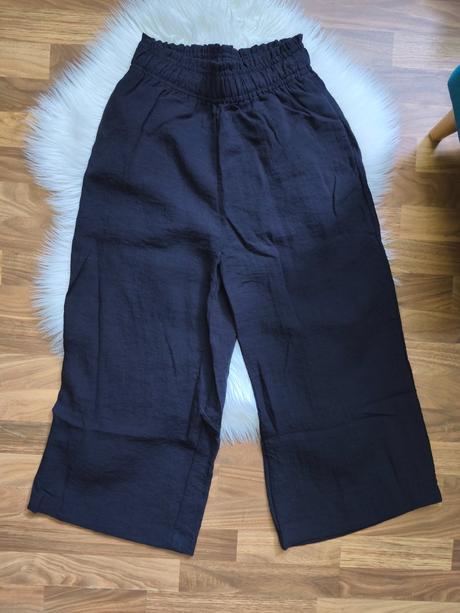 Dámske štýlové 3/4 nohavice, h&m,s