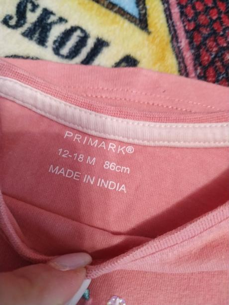 Tričká, primark,86