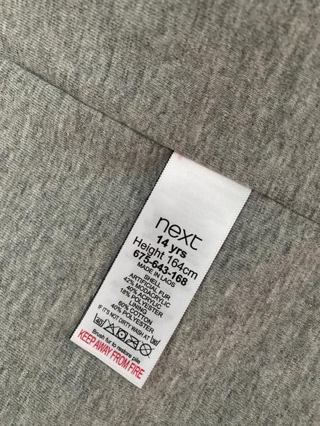 Kožušinová vesta s kapucňou, next,164