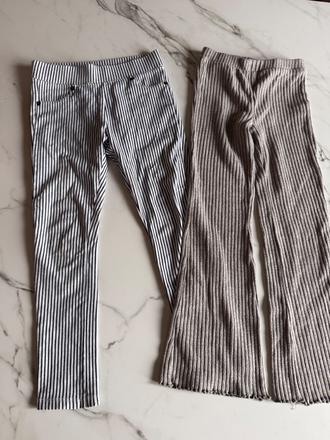 2x jegginy a nohavic zara a reserved 128 pre dievc, zara,128