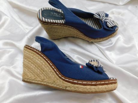 Pekne latkove sandalky/espadrilky, 37