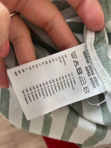 Bavlnená pásikavá košeľa, xxl, xxl