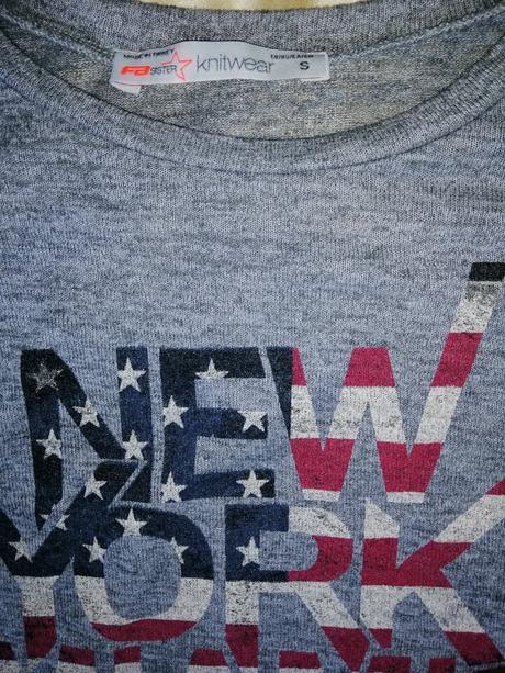 Pletené tričko, new yorker,s