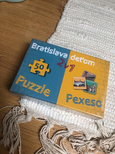 Bratislava detom 2v1 pexeso a puzzle, 