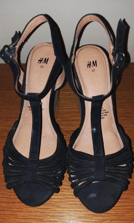 Predám sandálky hm na platforme veľ 37, h&m,37