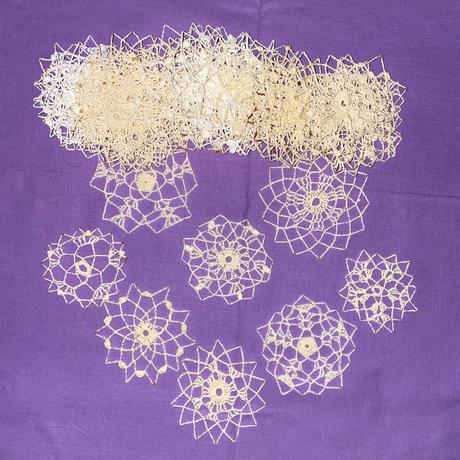 Hačkované vianočné ozdoby, 