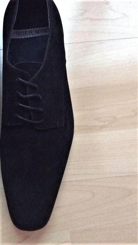 Semišové spoločenské topánky, 42