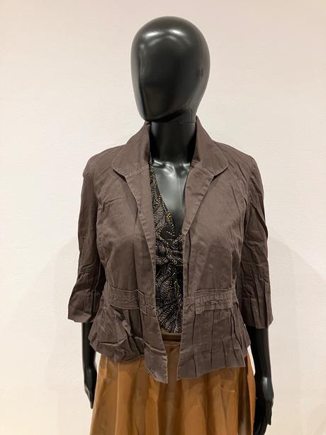 Dámske hnedé sako, george,l