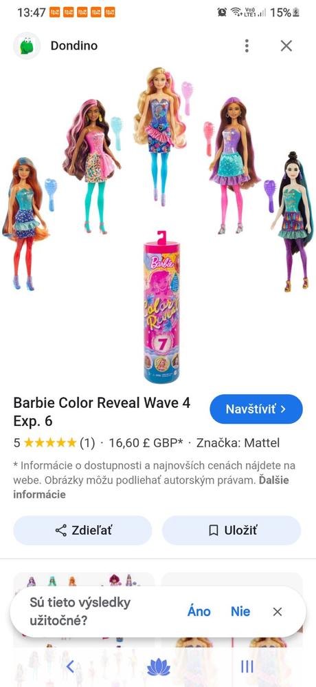 Barbie color bábika, 