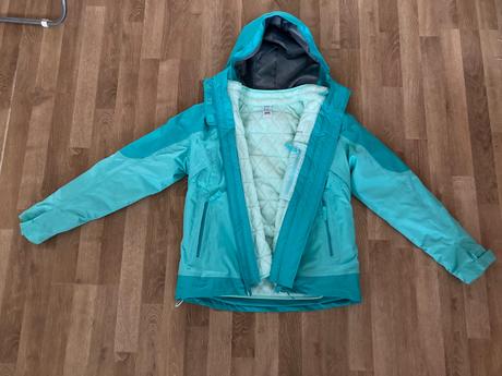 Vetrovka s odnímateľnou vnútornou vložkou160-166cm, quechua,164