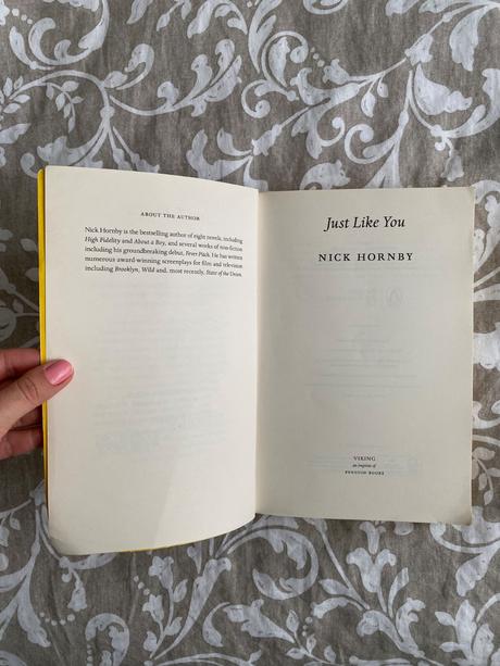 Nick hornby - just like you, 
