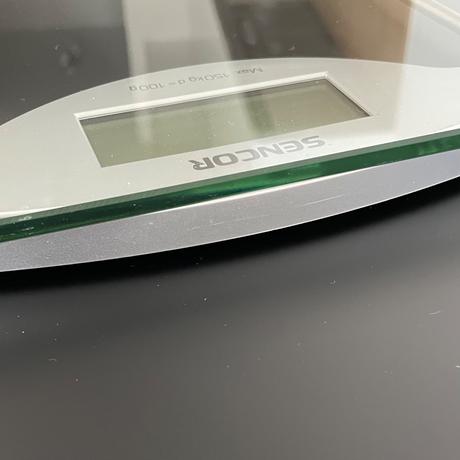 Sencor sklenená priehľadná osobná váha sbs111, 