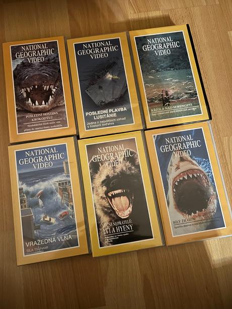 Vhs kazety national geographic video,