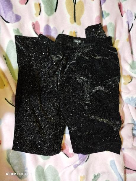 Elegantné zamatové legíny, amisu,s