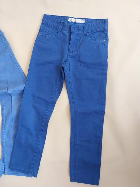 2x nohavice ..cena spolu, h&m,134