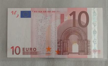 10 euro 2002 bankovka, 