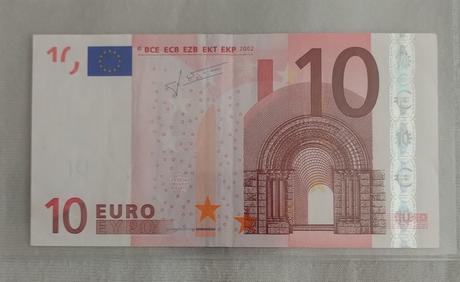 10 euro 2002 bankovka, 