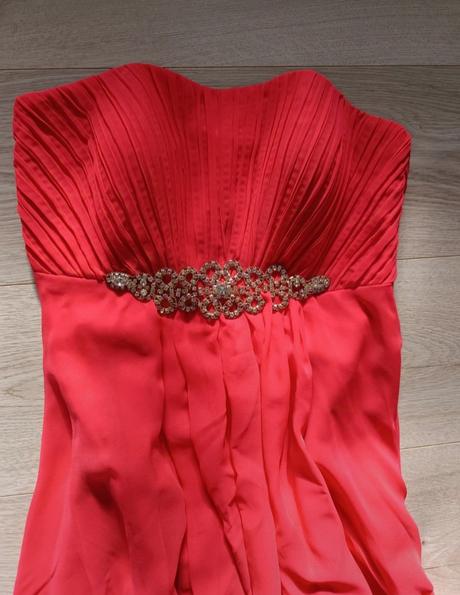 Spoločenské šaty oranžovej farby, veľkosť m, m