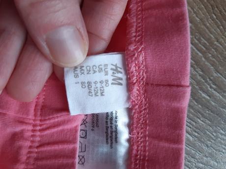 Dievčenská letná súprava, h&m,80
