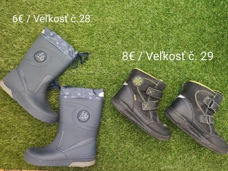 Chlapčenské topánky - rôzne / veľkosť 27-30 /, 28