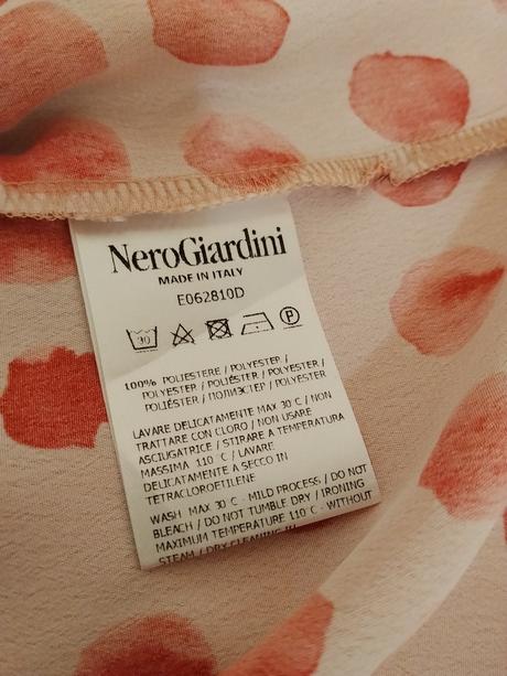 Nerogiardini bodkovaný top - made in italy, 36 / s