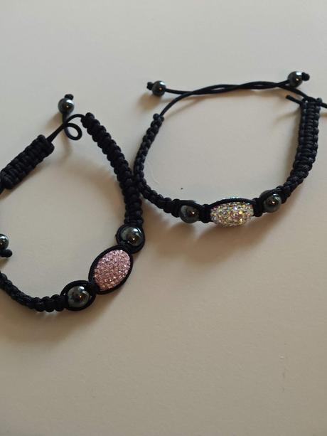 Náramky so zirkónom swarovski 2 ks, swarovski