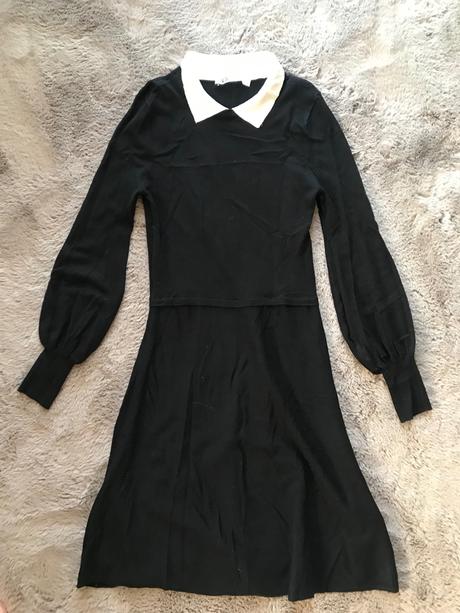 Pleteninove saty s golierom, zara,s