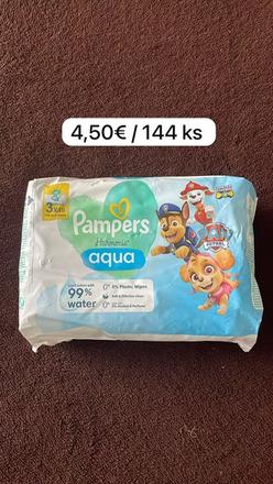 Pampers vlhčené utierky,