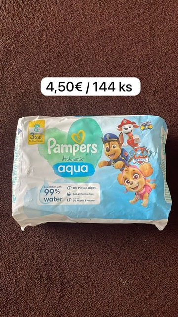Pampers vlhčené utierky,