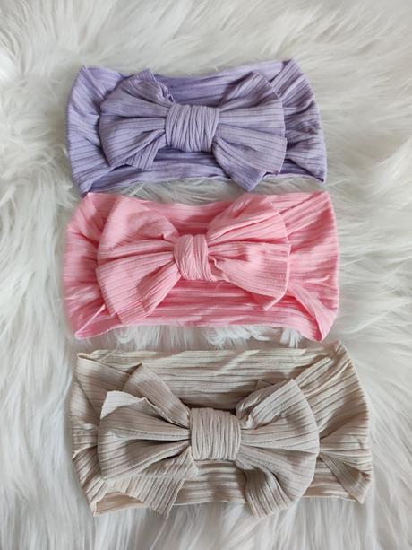 3ks mäkké bavlnené čelenky 0-3roky,