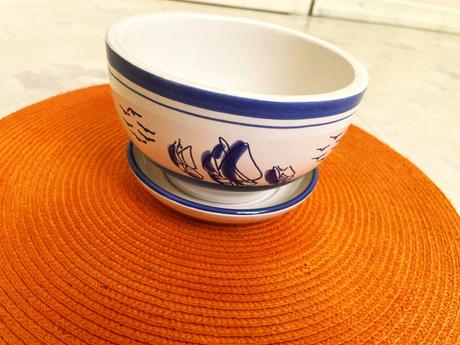 Keramické črepníky na fialky 2ks, 