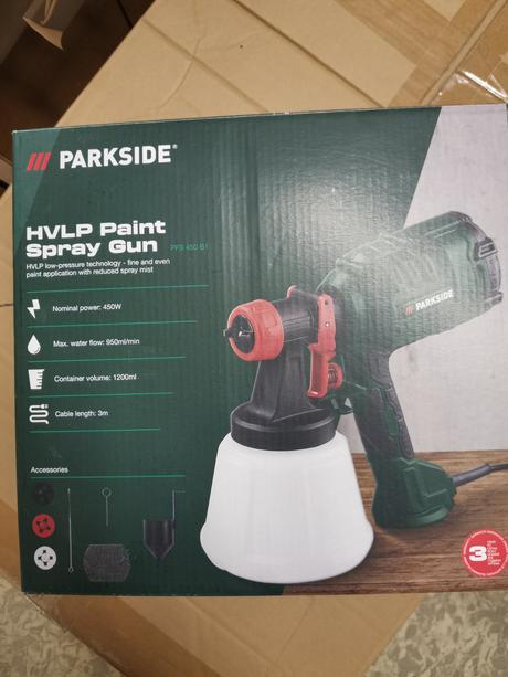 Parkside pistol na farbu, 
