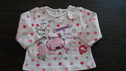 Tričko veľ. 0-3m., 62