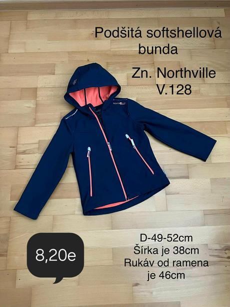 Softshellová bunda, 128