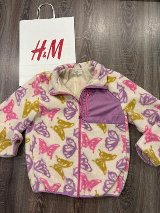 H&m dievčenska tepla mikina č.170, h&m,170