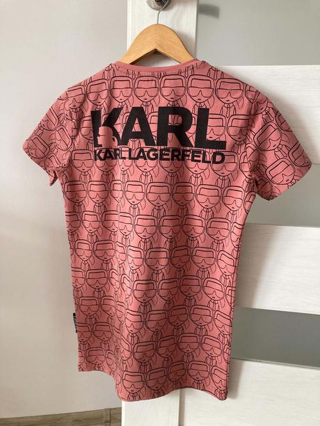 Karl lagerfeld tričko s, bavlnené,, s