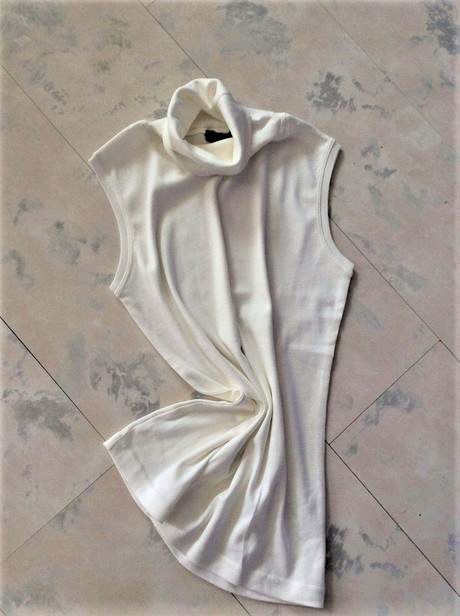 Bavlnený roláčik bez rukávov, s