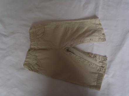 Letné bledohnedé rozopínacie nohavice, 56
