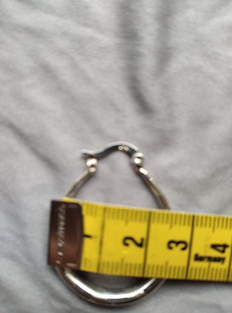 Nausnice pokovované striebrom, 