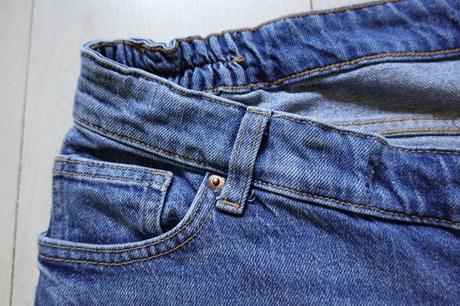 Tehotenské riflové kraťasky h&m mama, h&m,l